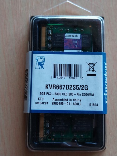 Kingston 2gb ddr2 pc2 - kingston,