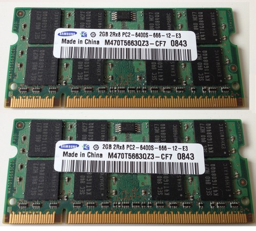 Ram 4gb ddr2 - (2x, 2gb)