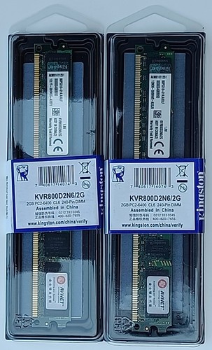Memorie ram kingston 2x - memorie, gb