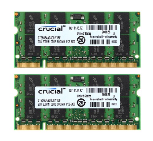 Crucial 2 gb ddr2 800 - 2,