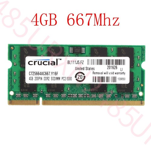 Crucial 4gb 2gb ddr2 - crucial,