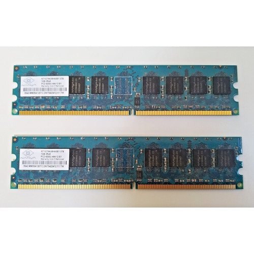 Nanya ram memoria 2gb - nanya, (2x1gb)