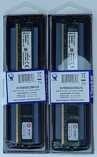 Memorie ram kingston 2x - ram, gb